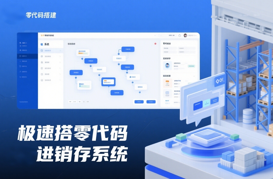 2025中小企业进销存系统推荐：极速搭零代码+多行业精准管理