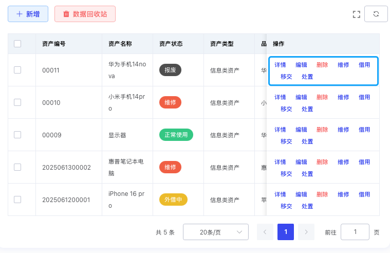 河北资产管理混乱？来试试这个免费好用的资产管理系统！